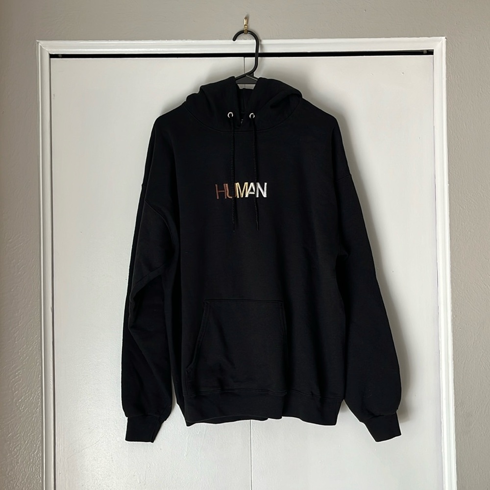 Wear The Peace Human Embroidered Hoodie